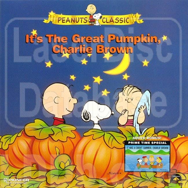 LaserDisc Database - Peanuts: It's the Great Pumpkin, Charlie Brown/It ...