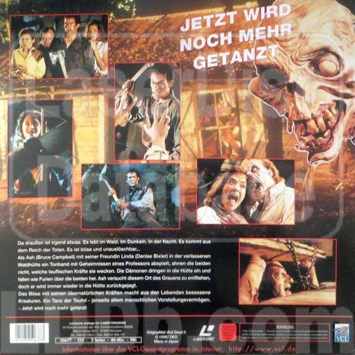 LaserDisc Database - Evil Dead 2: Dead By Dawn [50677]